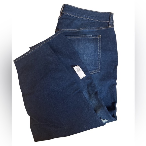 NWT Old Navy High-Waisted OG Straight Ripped Ankle Jeans for Women size 20 - Picture 4 of 5